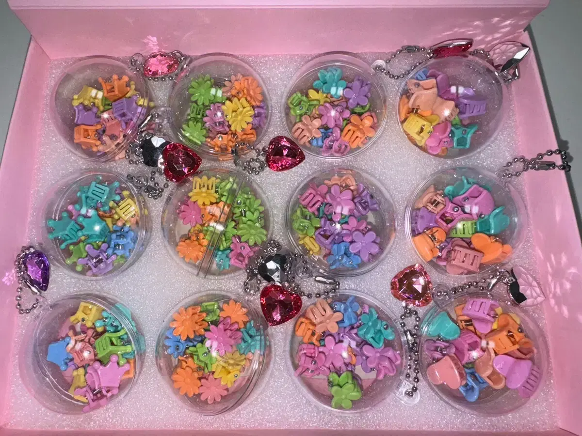 어린이 집게핀 키링