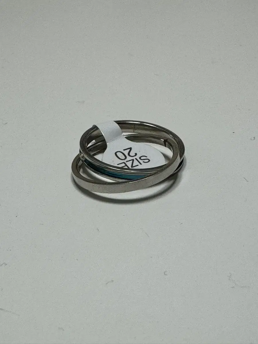 레이어드 블루 포인트 써지컬 반지