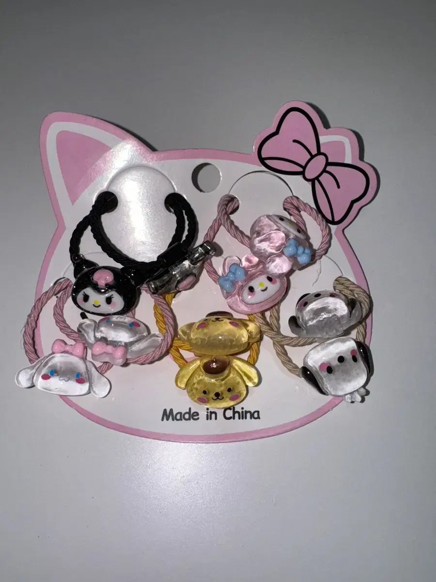 어린이용 산리오 머리끈