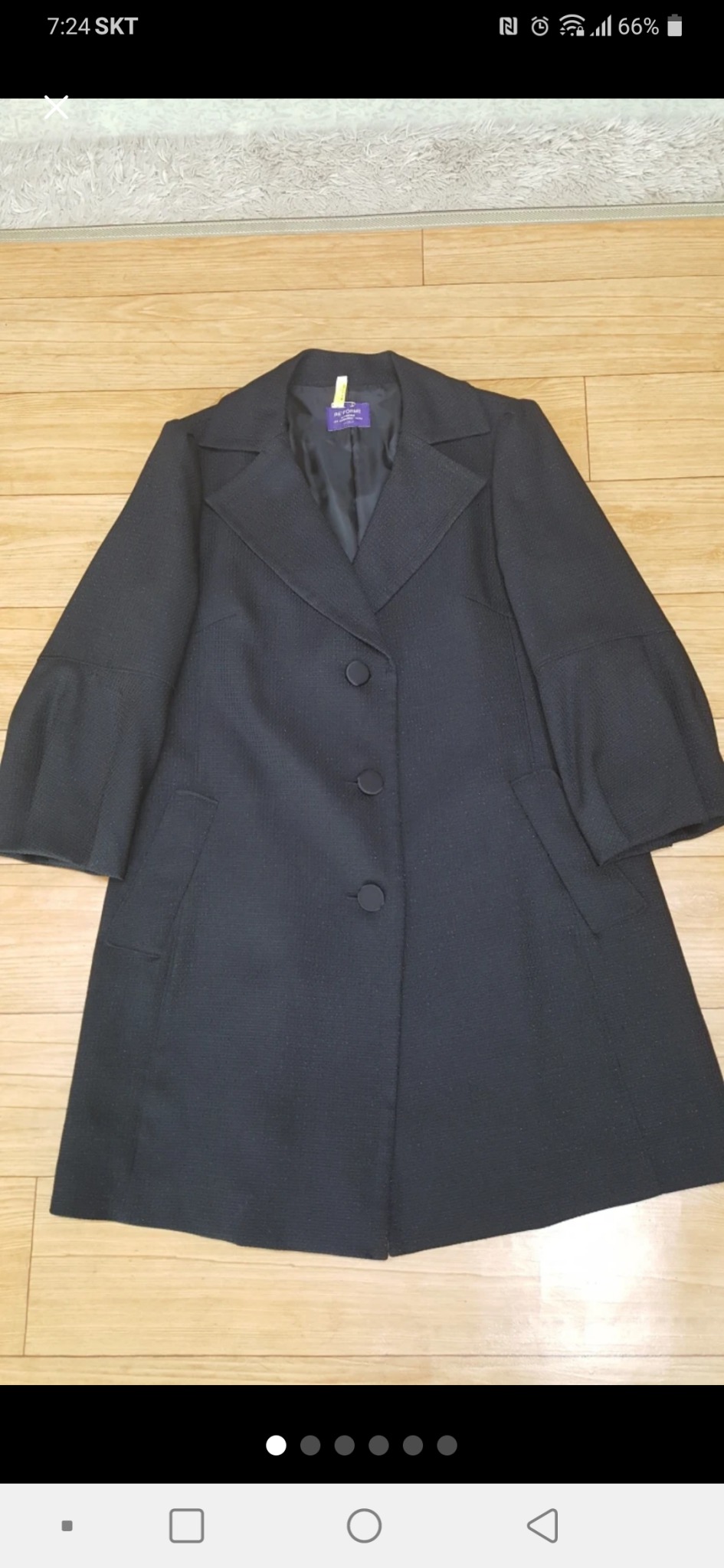 칠부소매 반코트 77사쥐