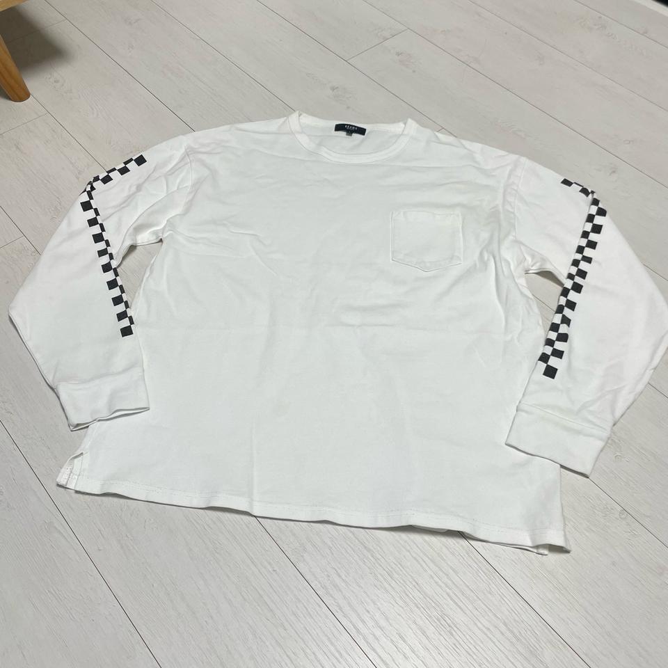 BEAMS HEART 빔즈 체커보드 티셔츠