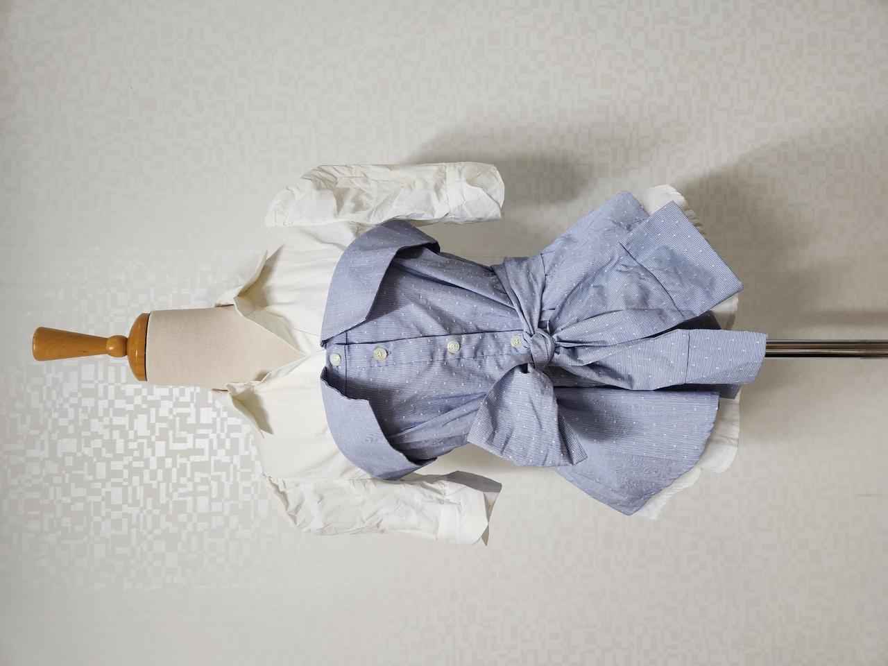  55 리본블라우스