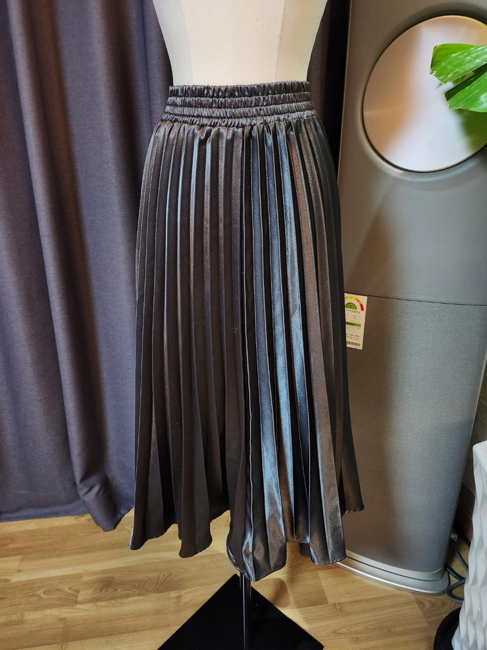 55~55반✔ 밴딩 플리츠 스커트