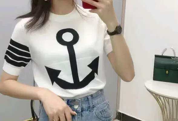 앵커라운드 반팔니트 ㅡ팔로우천원할인