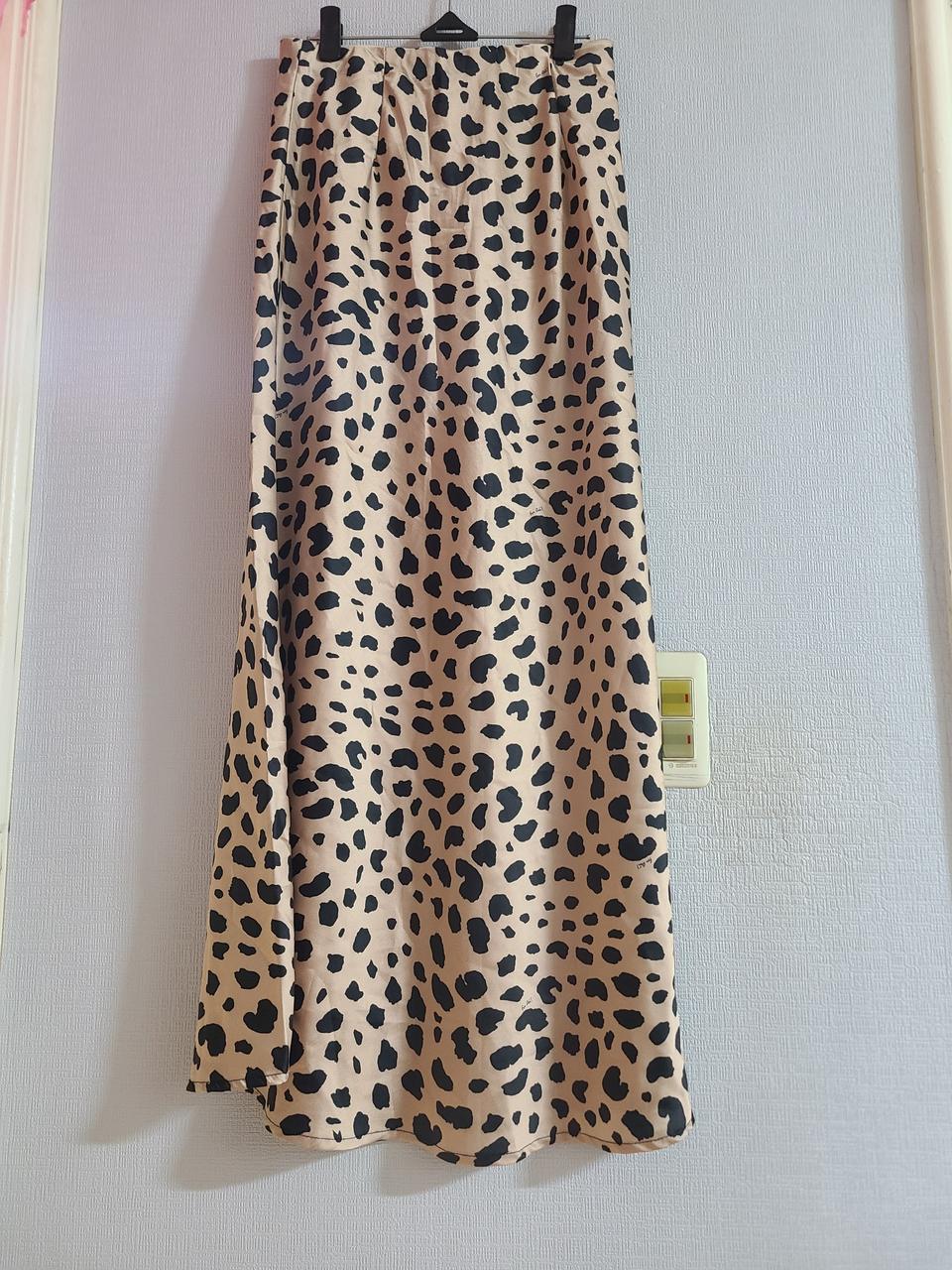 호피 롱스커트