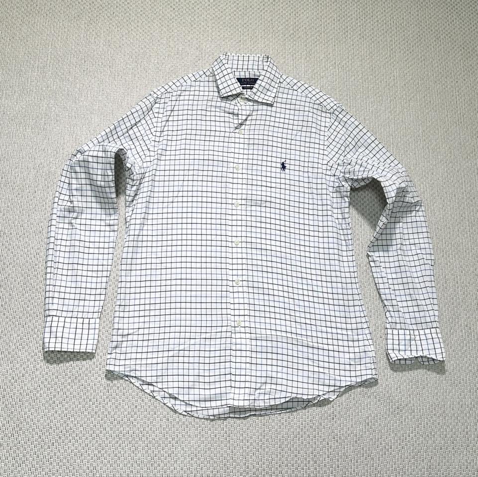 (정품) 폴로랄프로렌 신형 체크 셔츠 90-95사이즈