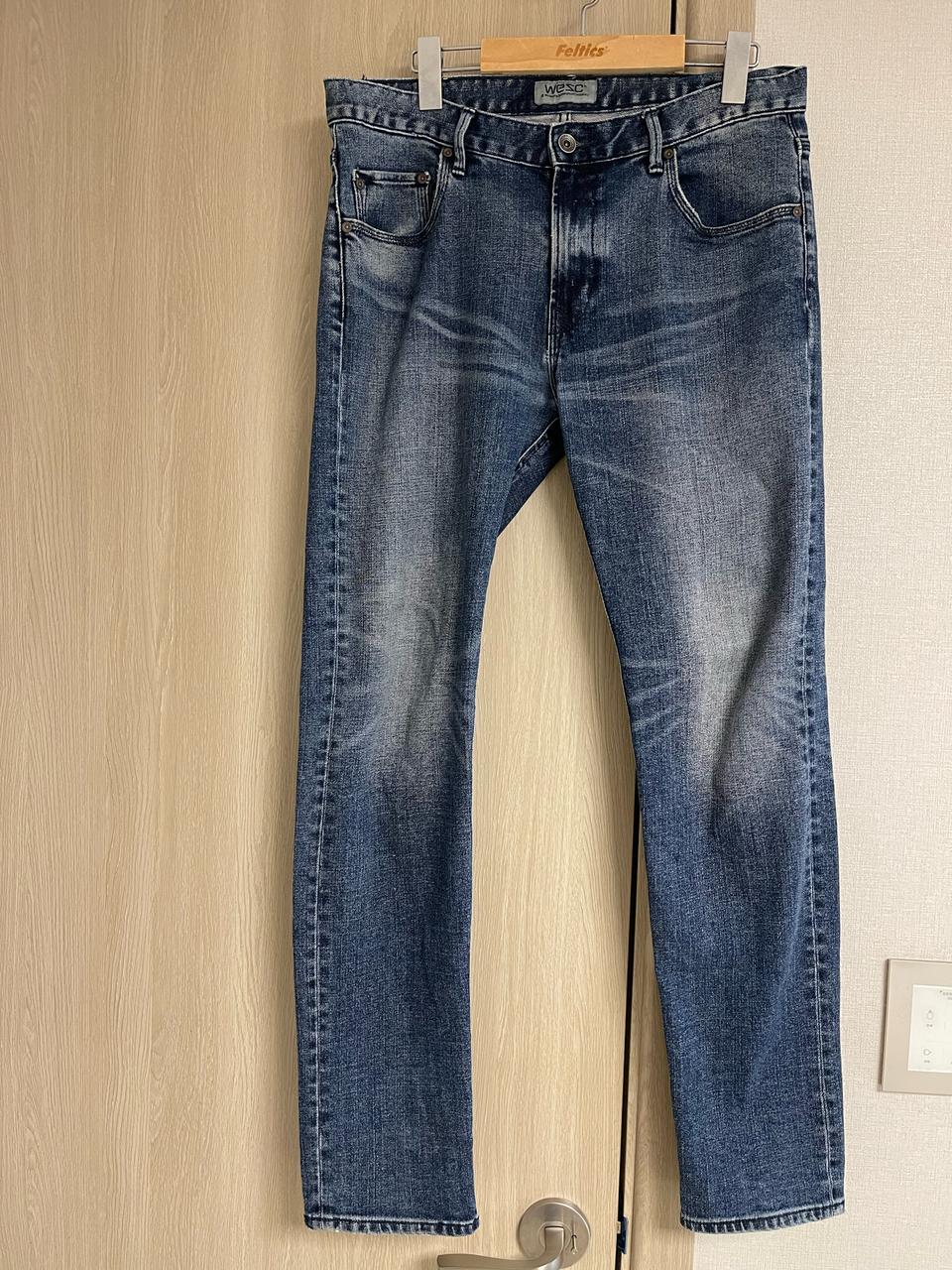 WESC Eddy 슬림 청바지 32인치