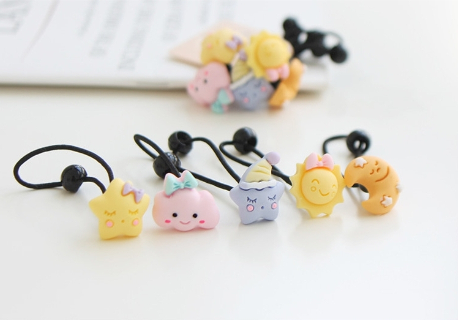 여아 어린이 머리방울 머리끈세트