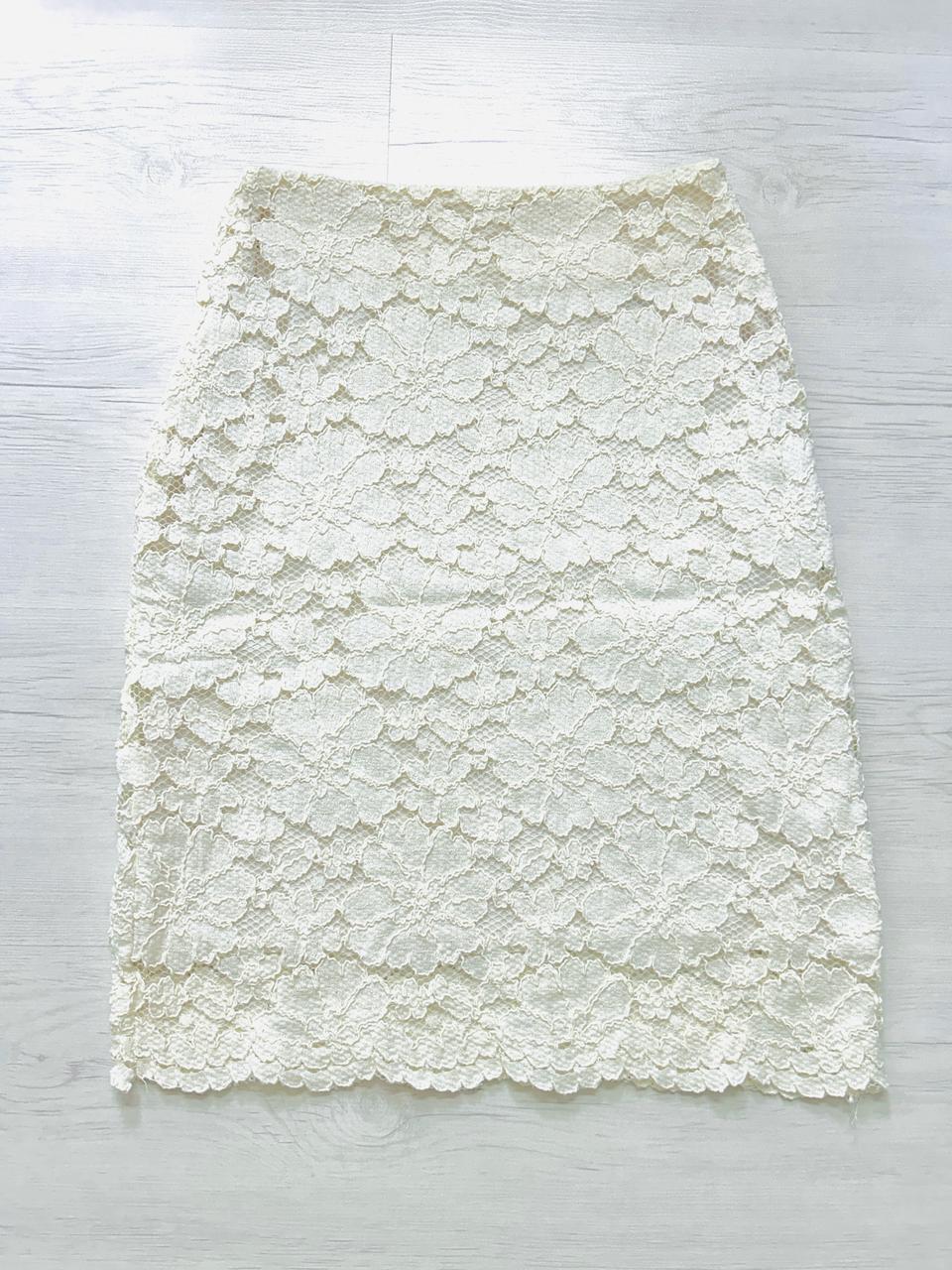 레이스 스커트 미디움기장
