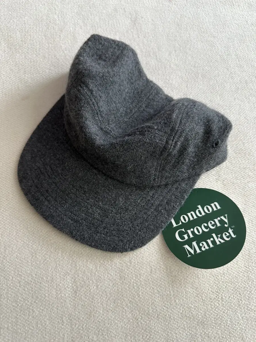 런던그로서리마켓 모직 모자(그레이)
