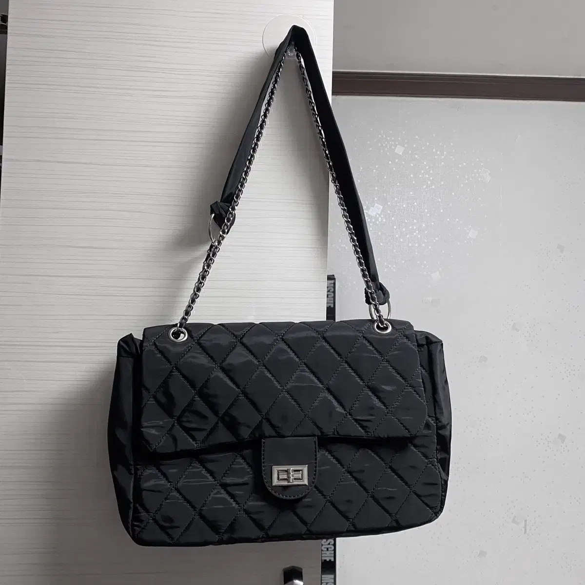 퀄팅 체인 빅 크로스백+숄더백 (보부상 추천)