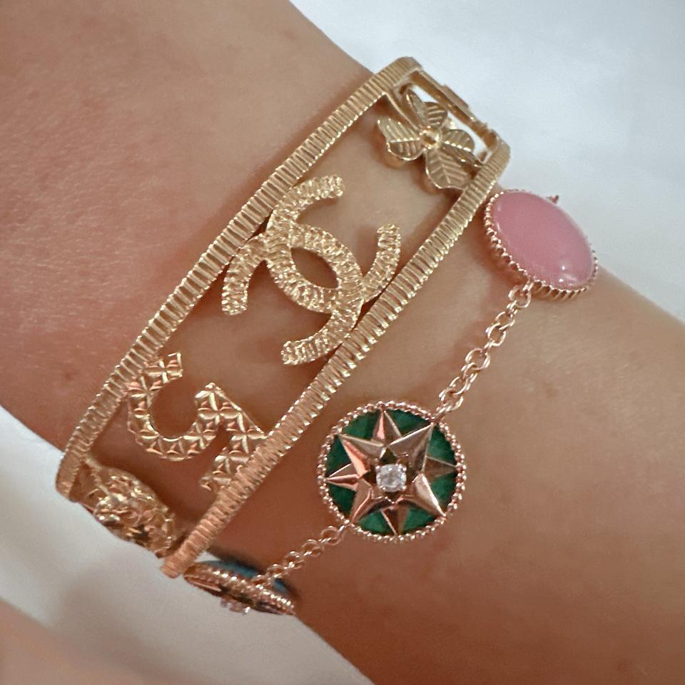 18k코코넘버5팔찌