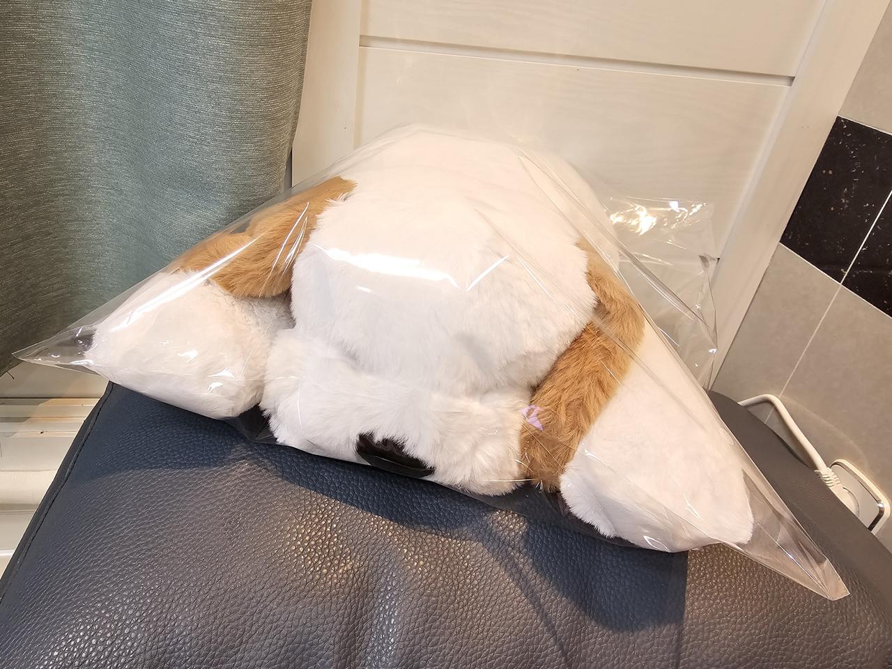 허그퍼피 50cm 대형 강아지 인형 멍뭉이 애착인형 새거 팔아요