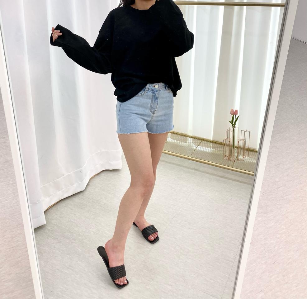 (화이트 당일배송)(2color) 오버핏 긴팔 롱 티셔츠 빅사이즈