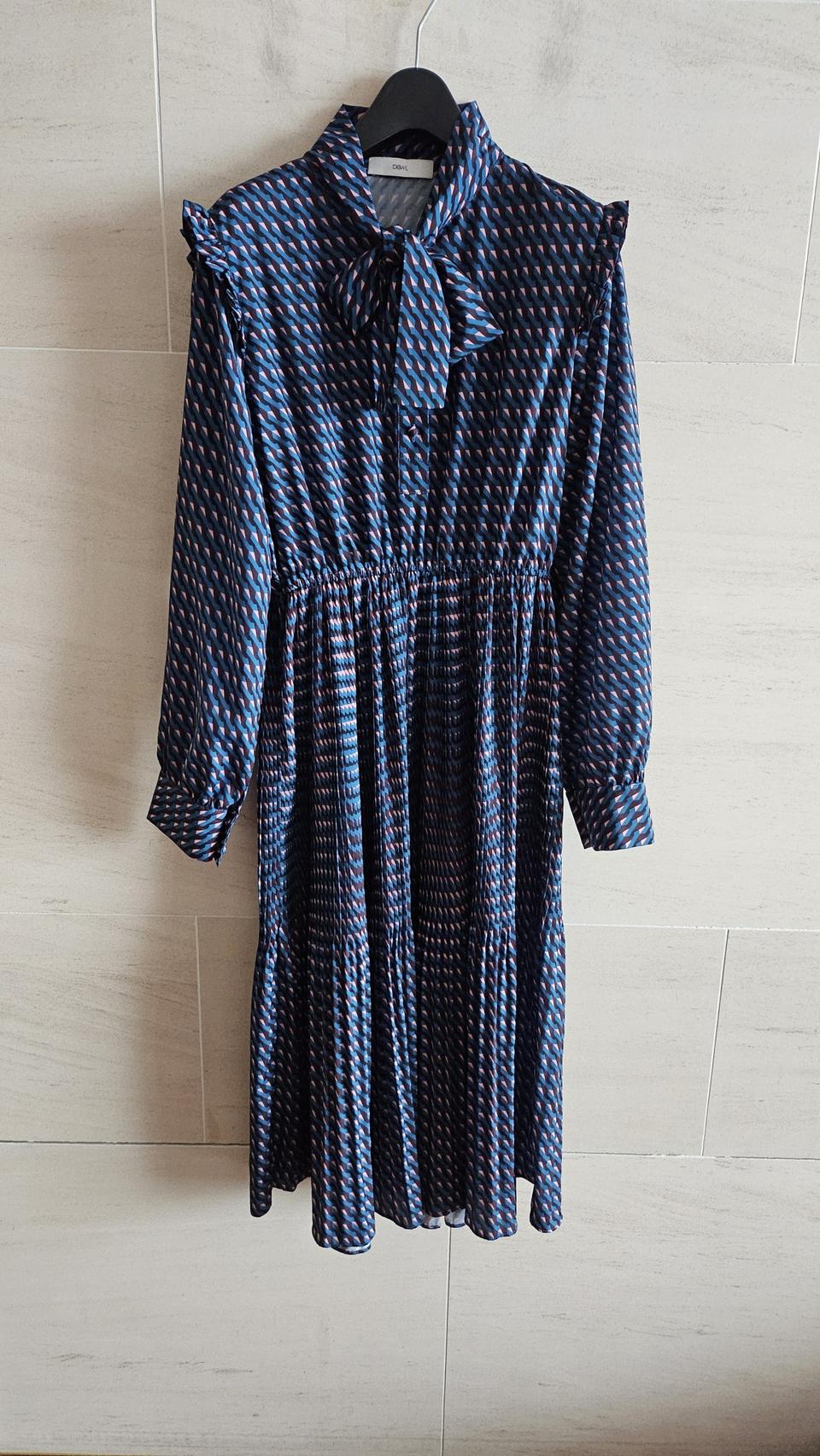 (정품) DEWL 보우 쉬폰 원핏