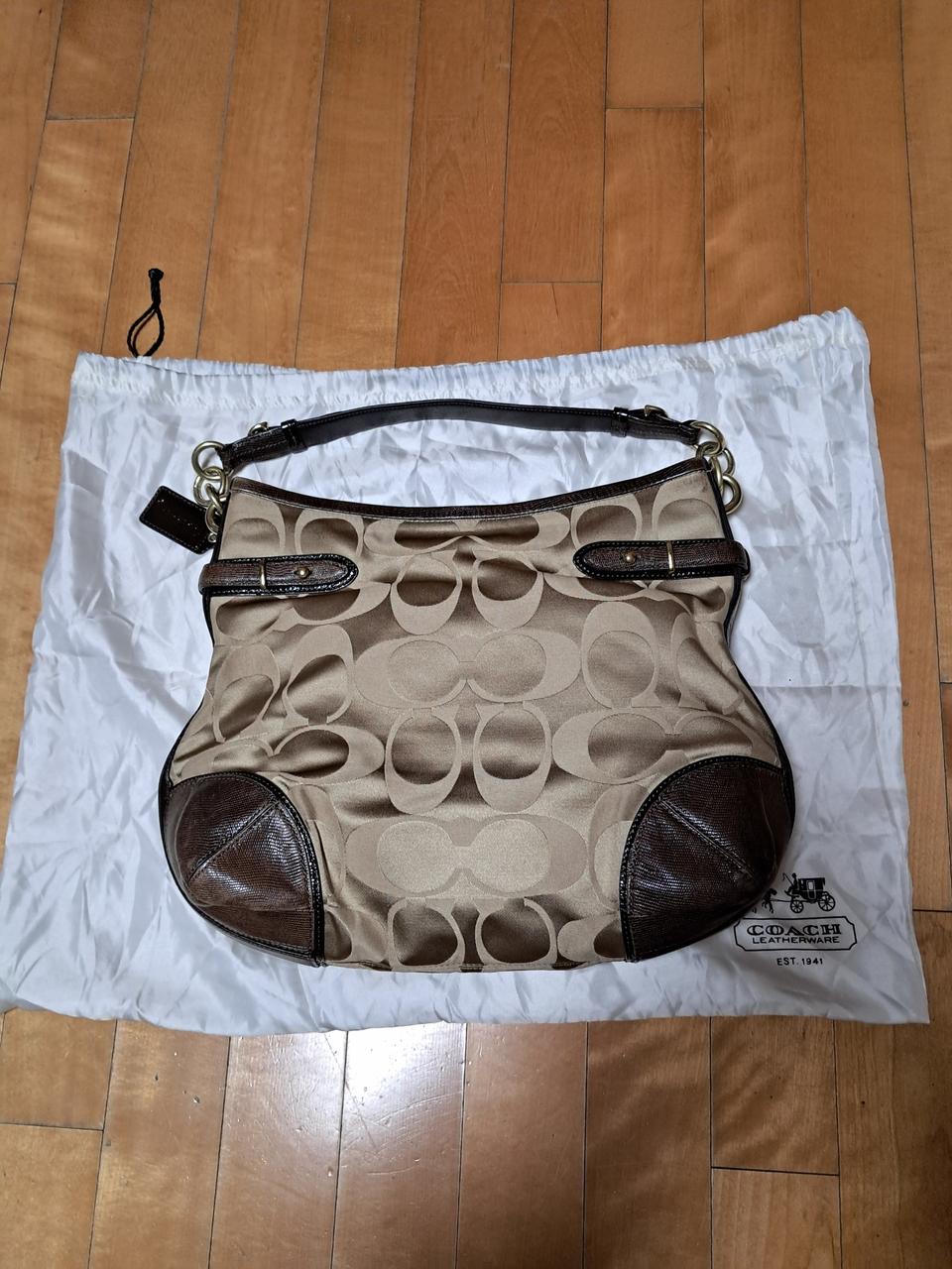 정품 코치 숄더백