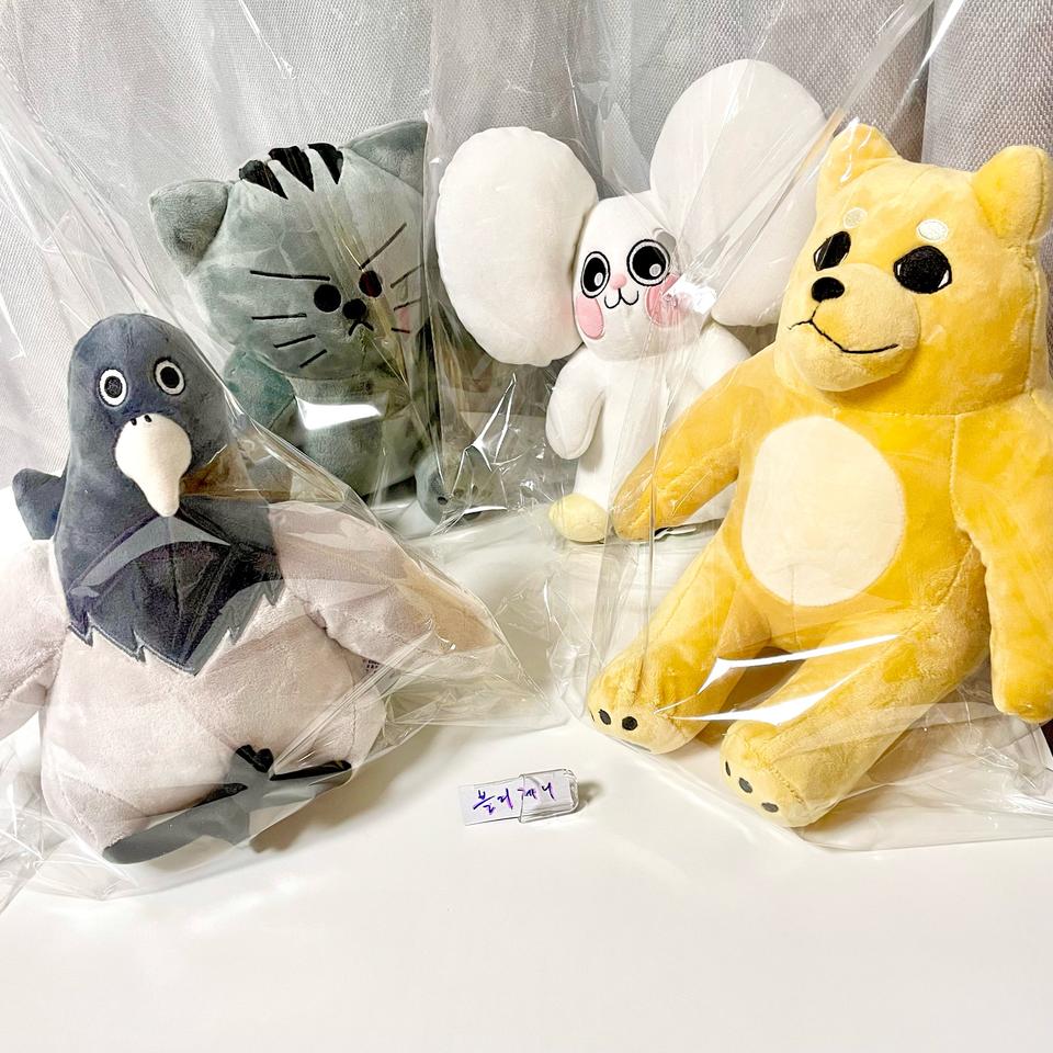 미개봉 새상품)짐승친구들 인형 슘댱이 슘당이 새대갈 땅땅이 김현식,팬싸템