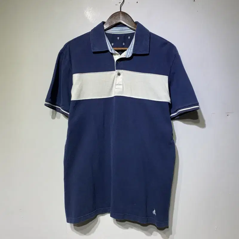 빈폴 네이비 반팔카라티 105 A02351