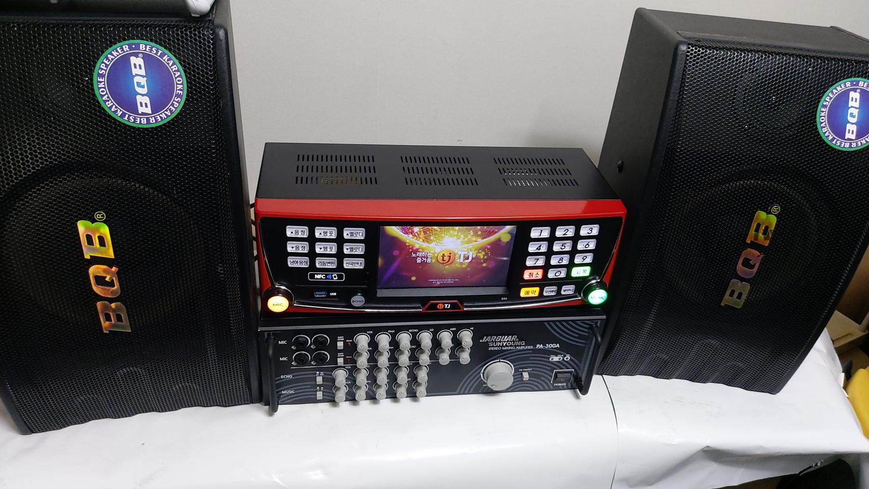 TJ미디어B80반주기셋트앰프스피커