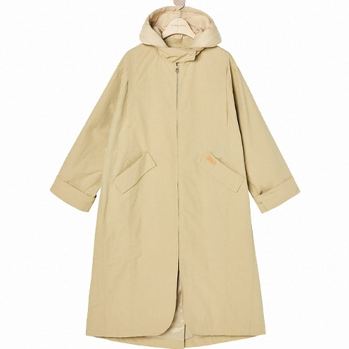 써스데이아일랜드 탈부착 져지 후드 캐주얼 롱 점퍼