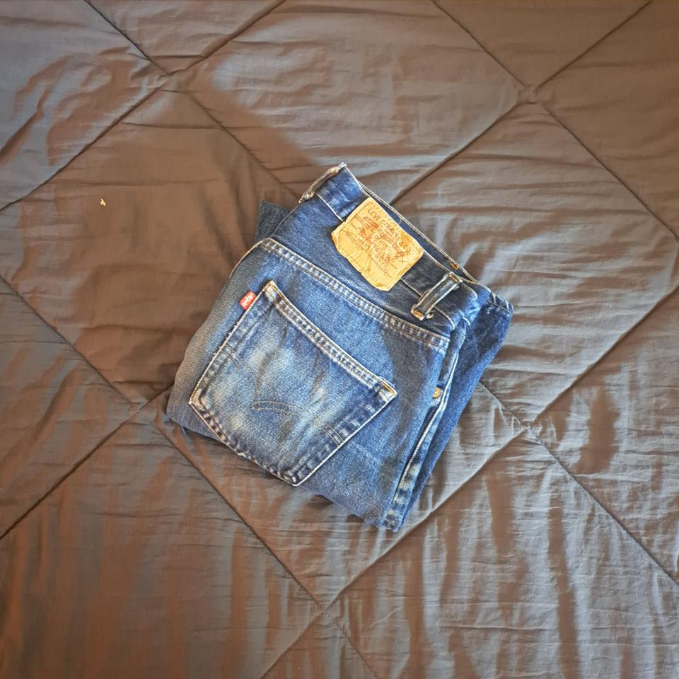 80's 501 White Selvedge Denim Pants