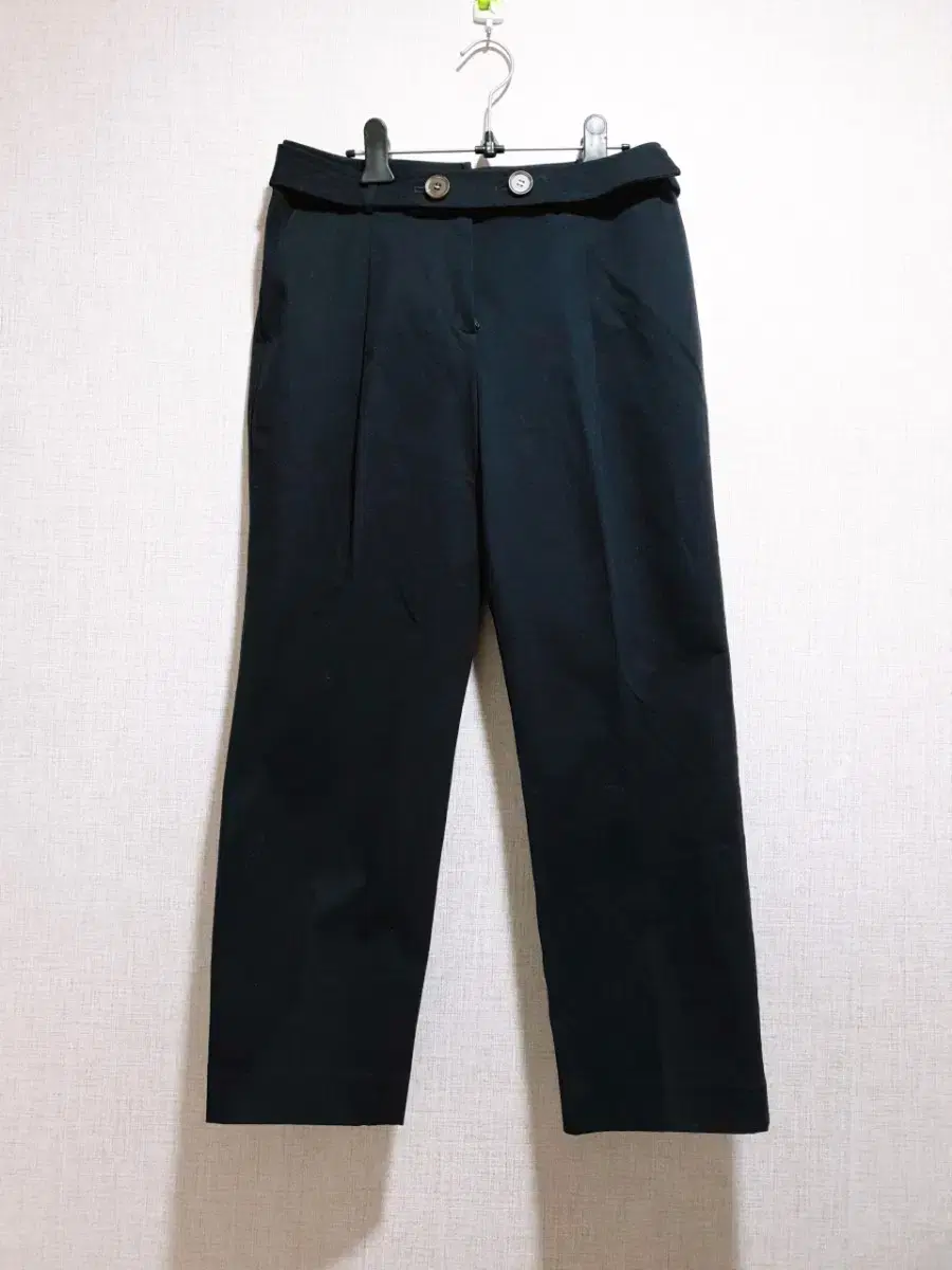 새상품 66사이즈)벨티드 면팬츠,정장형 슬랙스,작업복,외출복,면바지,바지