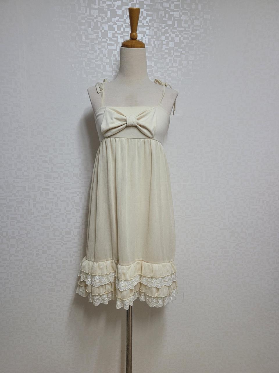 (S) 도쿄지엔 왕리본 원피스