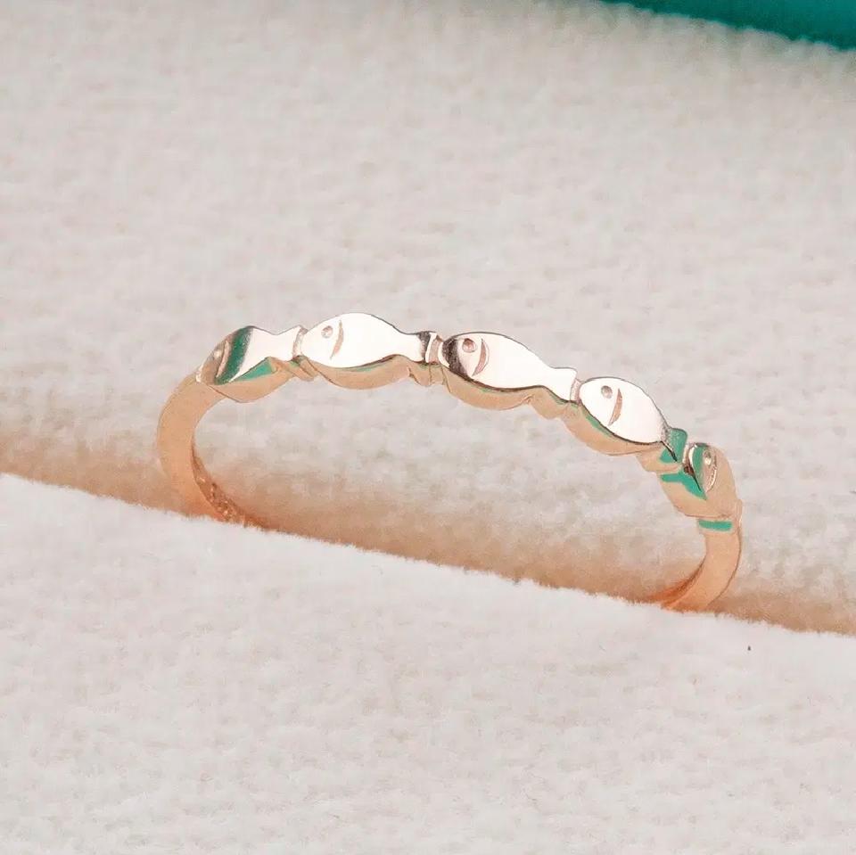 14k 18k 물고기반지