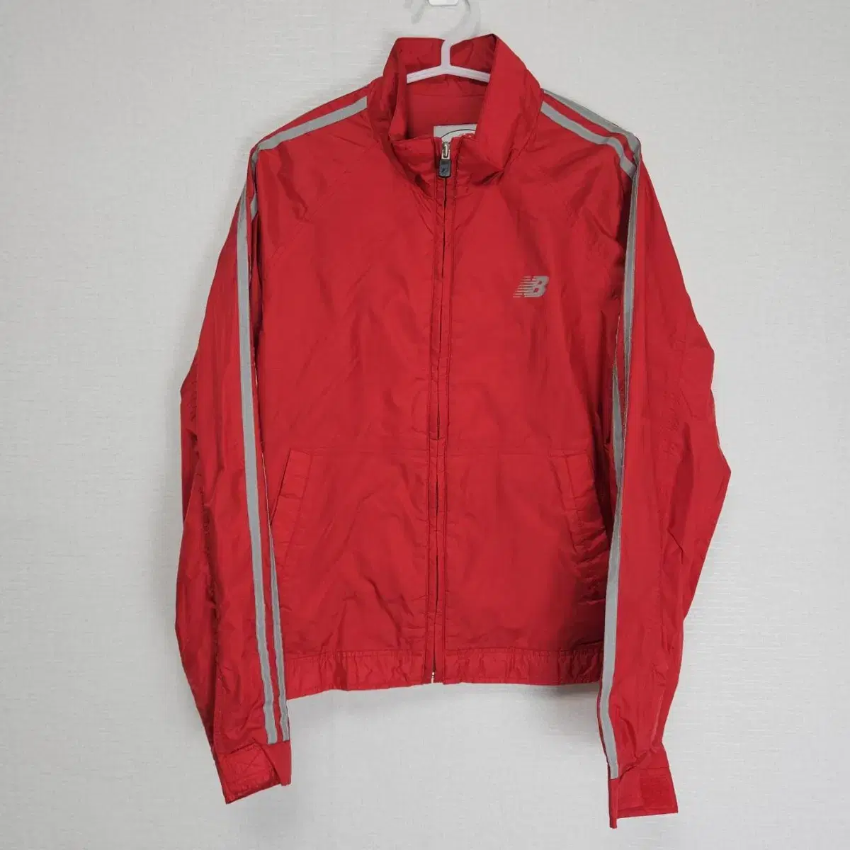 파격할인 선착순!! 뉴발란스 바람막이 저지자켓 레드 95사이즈