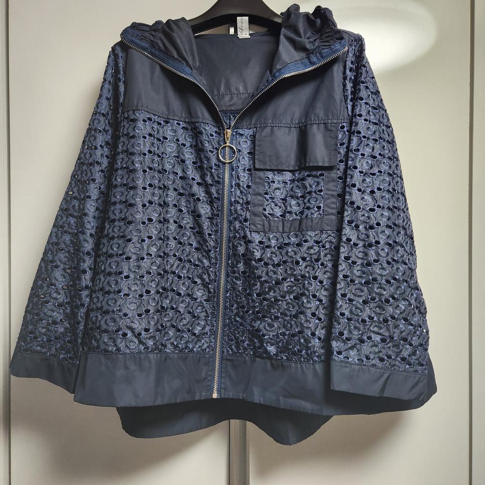 자수펀칭 후드자켓 66-77