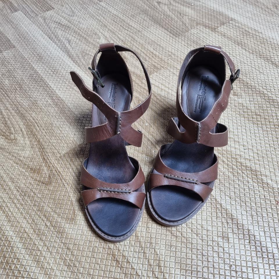 팀버랜드 정품 하이힐 센들 여235