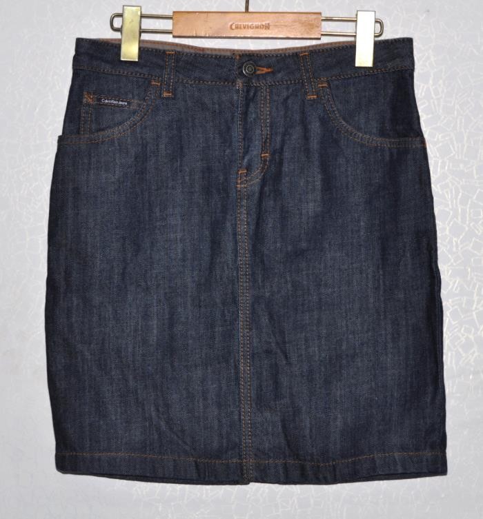 캘빈클라인/여성데님스커트(매장판)허리28