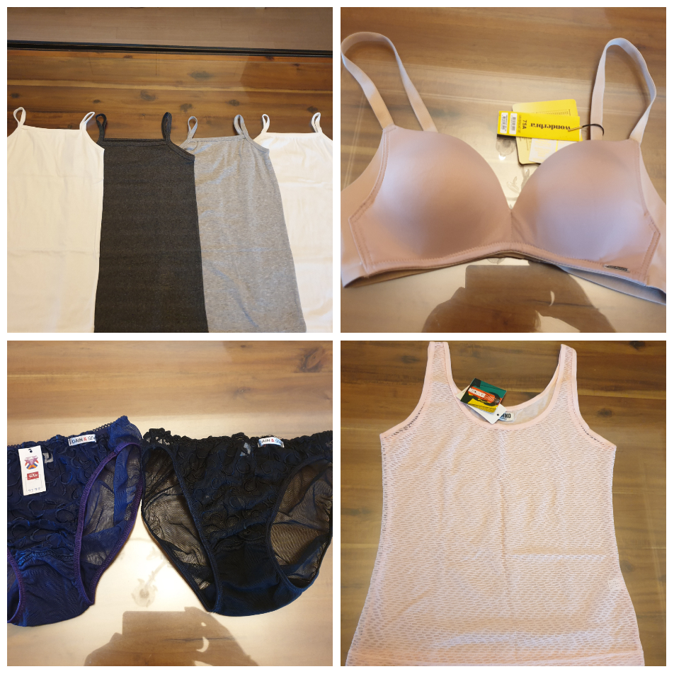 끈나시 외 브라,팬티,기능성 런닝(새상품)