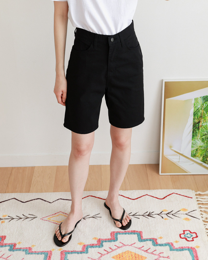 새상품)시크릿밴딩 5부팬츠 M