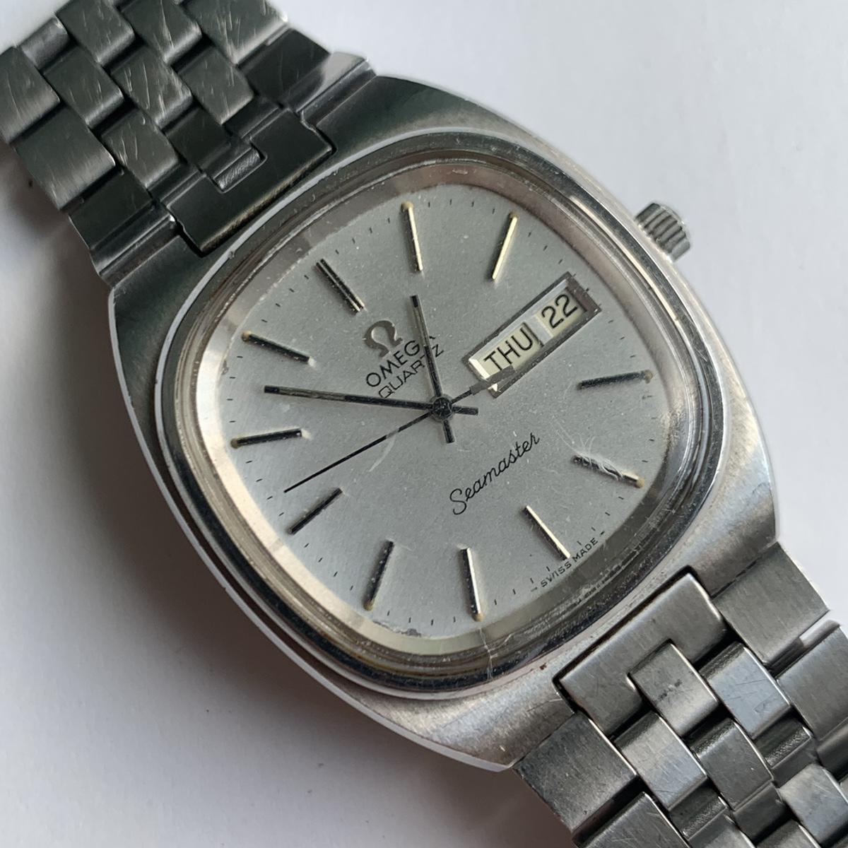[폐업 세일] 오메가 씨마스터 테레비 쿼츠모델