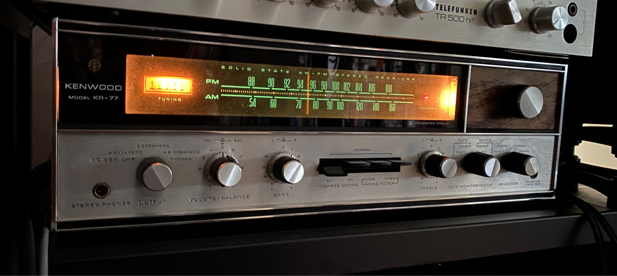 (거래완료) 켄우드 KENWOOD KR-77 리시버 앰프