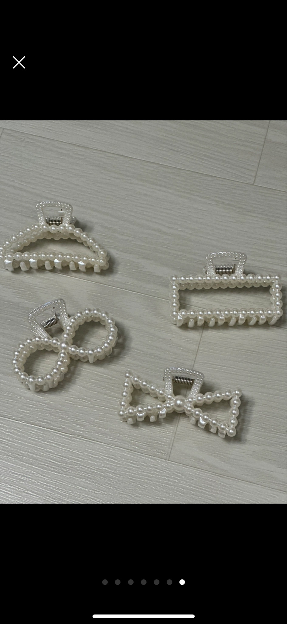 진주집게핀 새제품