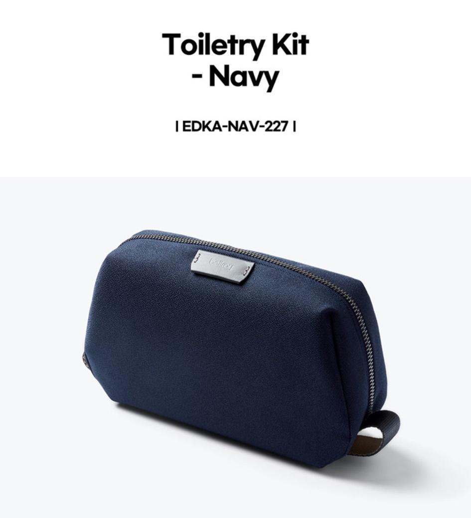 벨로이 Toiletry Kit Plus 파우치 - 네이비