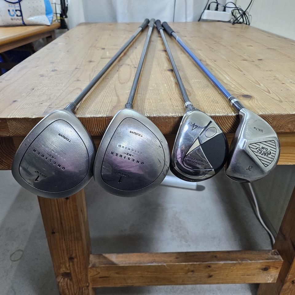 w424. 쯔루야 드라이버와 요넥스, 퍼펙트클럽 우드 