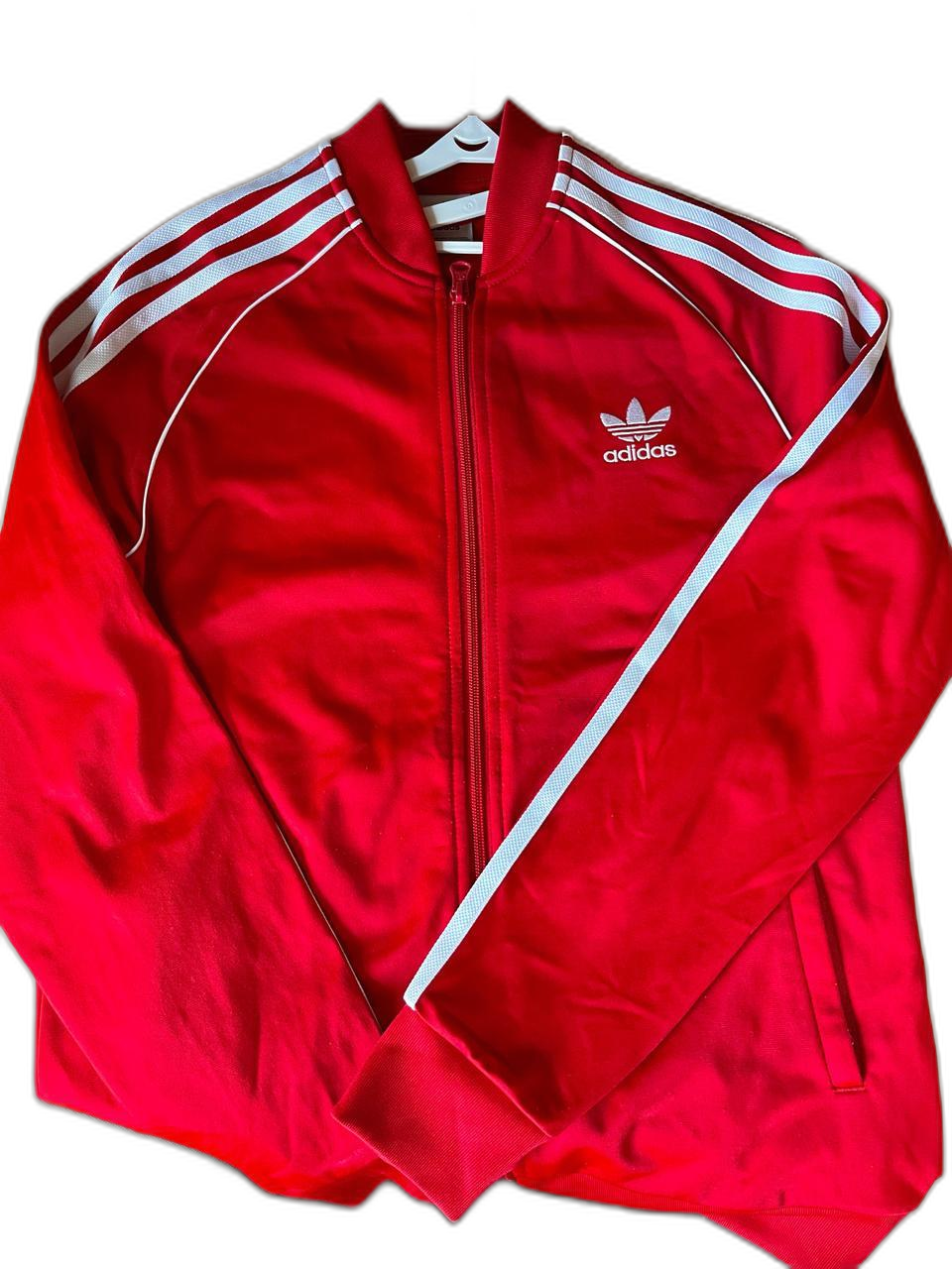 상태최상) 아디다스 슈퍼스타 트랙탑/아디다스 빨간 져지