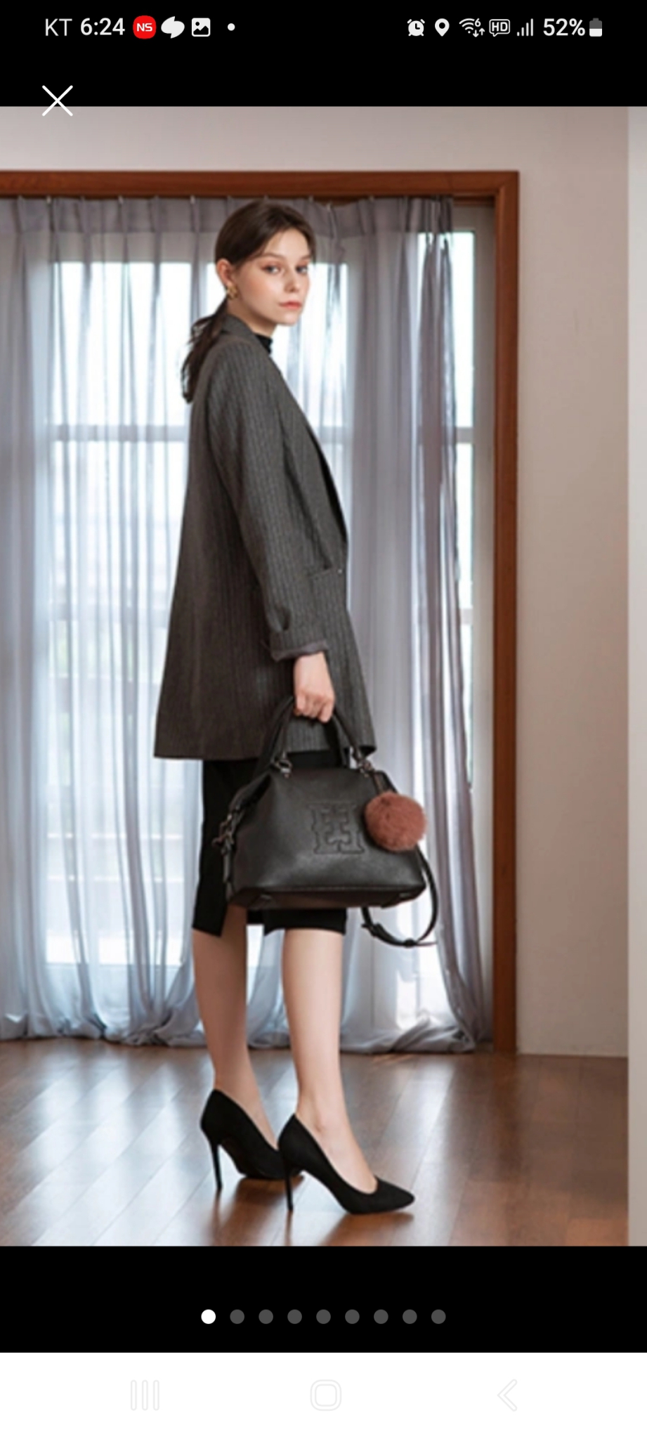 에스콰이아 소가죽가방 새상품