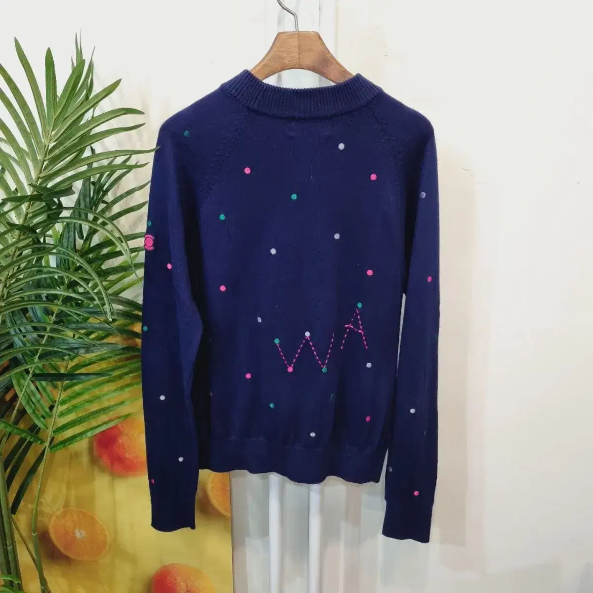 95)와이드앵글 골프웨어 여성골프복 니트의류