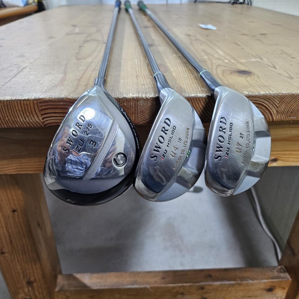 W427. SWORD iZU 우드와 유틸리티 3개 세트 