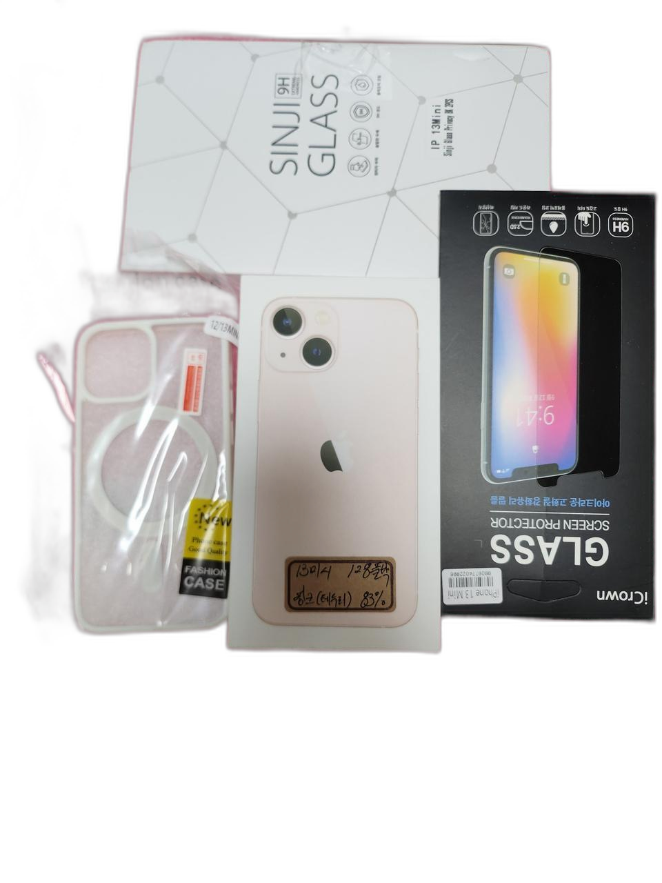 아이폰13미니 128gb83%핑크풀박