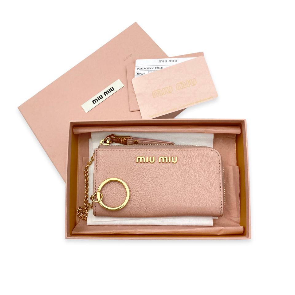 [정품] 미우미우 5PP026 마드라스 동전/카드지갑