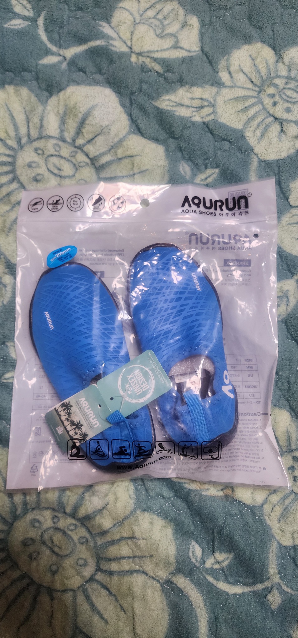 (새상품)아쿠런 아쿠아슈즈 팝니다