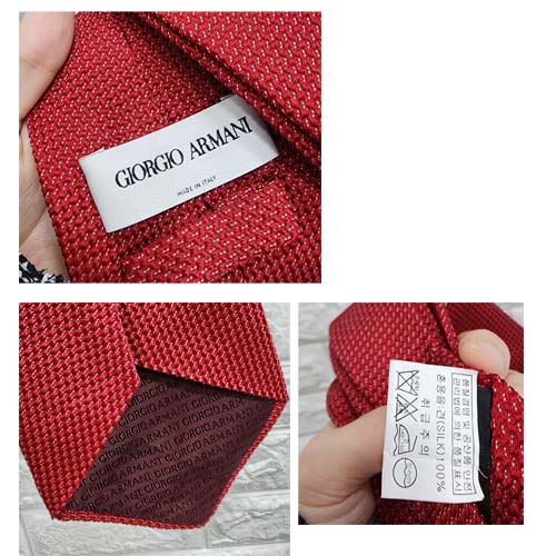 알마니 실크 넥타이 