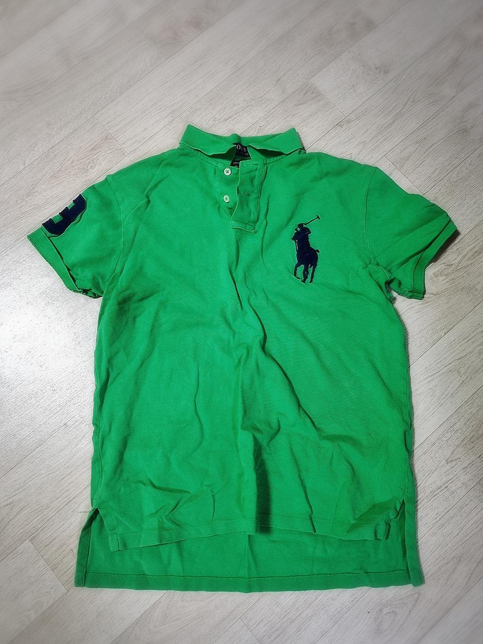 [새상품급_깔끔정품폴로 남성반팔티 95사이즈 저렴히 판매]