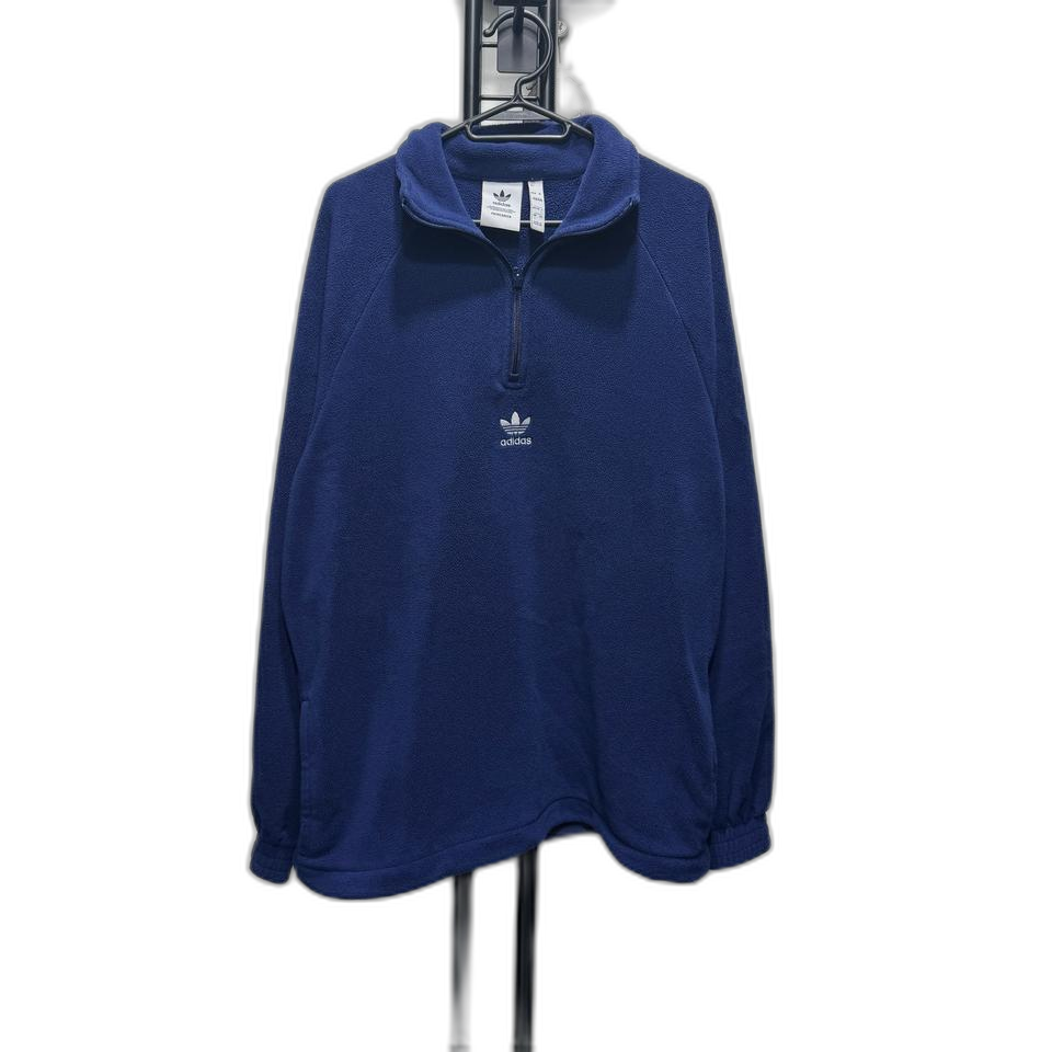 L 아디다스 반집업 후리스