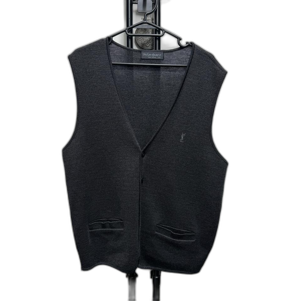 100 입생로랑 니트 조끼